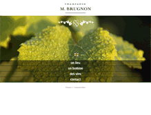 Tablet Screenshot of champagne-brugnon.com